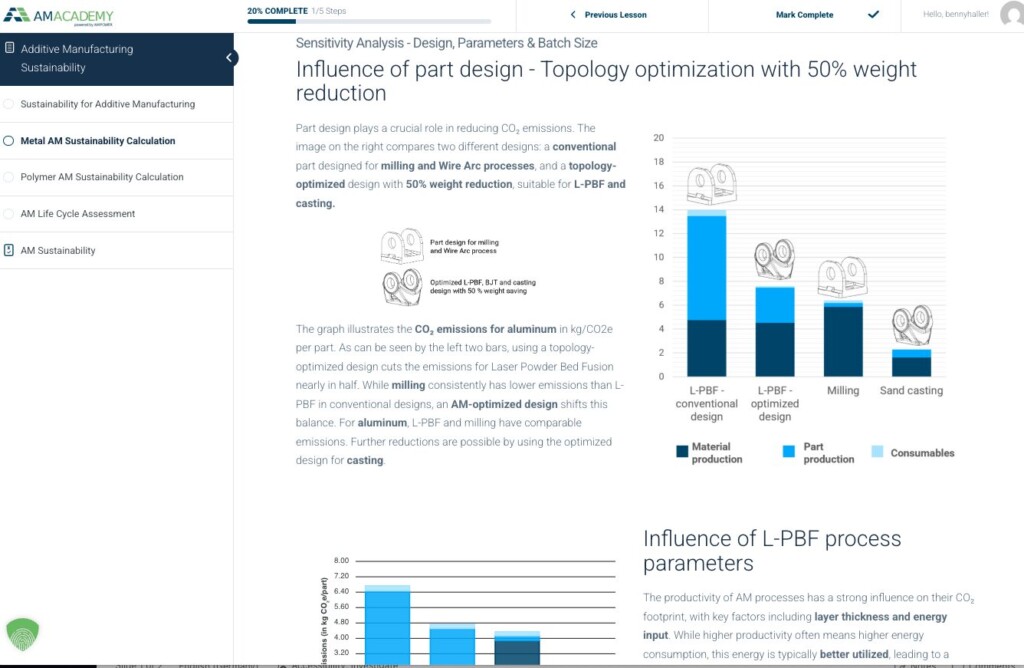 Impact of design changes on sustainability
